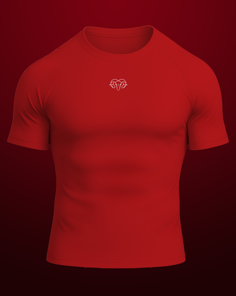 Half Sleeve Compression T-Shirt (Red)